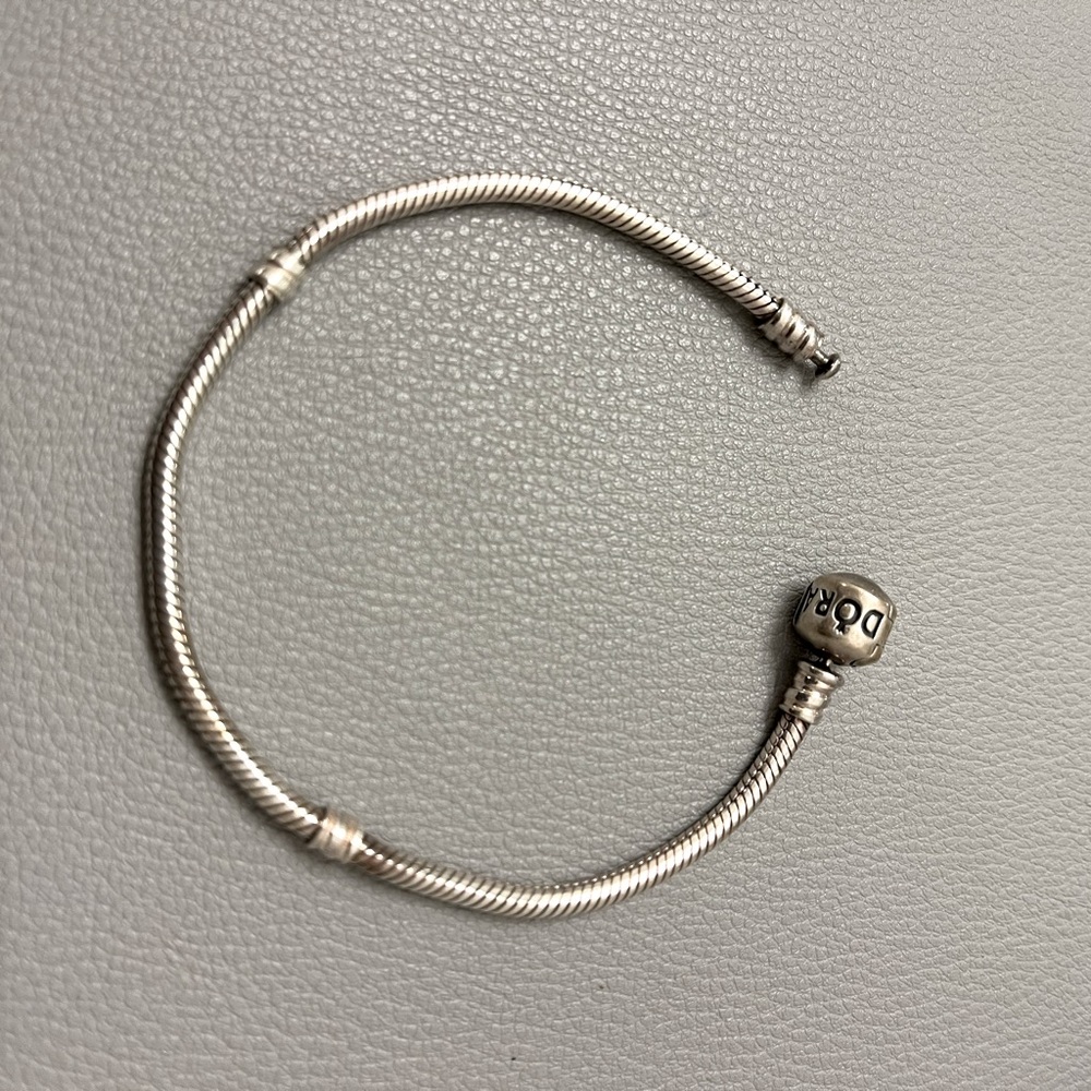Pandora silver charm bracelet